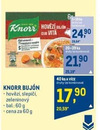 Makro KNORR BUJÓN nabídka