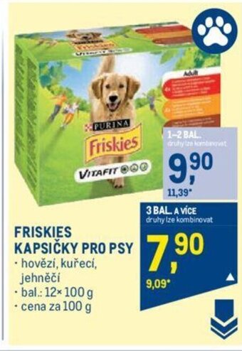 Makro FRISKIES KAPSIČKY PRO PSY nabídka