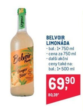 Makro BELVOIR LIMONÁDA nabídka