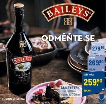 Makro BAILEYS 17% nabídka