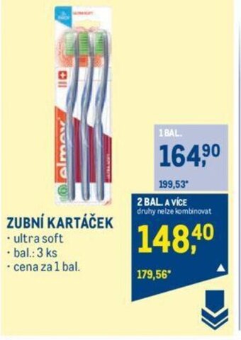 Makro ZUBNÍ KARTÁČEK nabídka