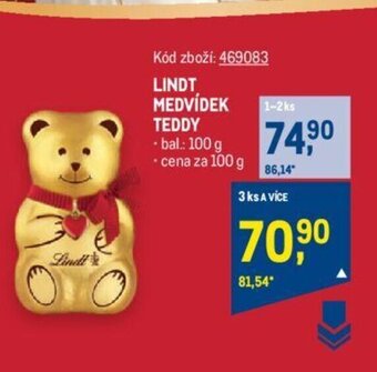 Makro LINDT MEDVÍDEK TEDDY nabídka