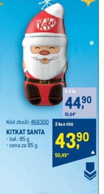 Makro KITKAT SANTA nabídka