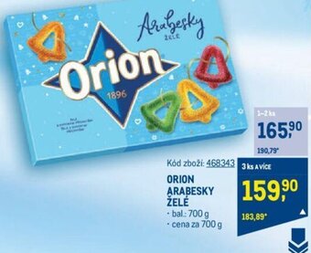 ORION ARABESKY ŽELÉ