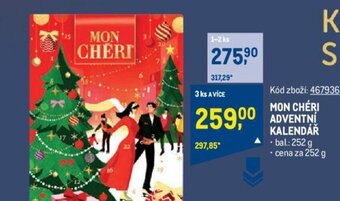 MON CHÉRI ADVENTI KALENDÁŘ