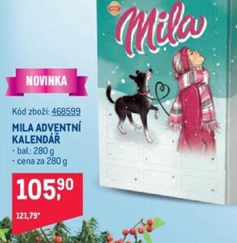 Makro MILA ADVENTNÍ KALENDÁŘ nabídka