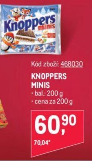 Makro KNOPPERS MINIS nabídka