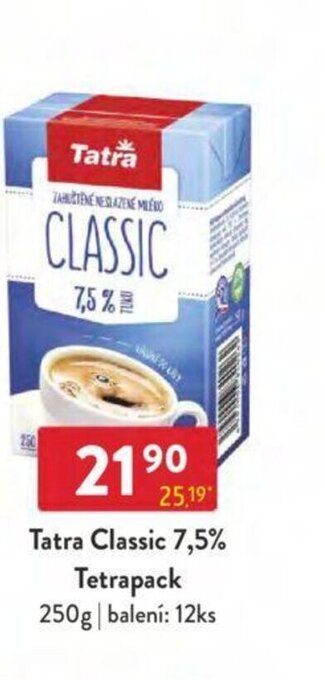 Qanto Tatra Classic 7,5% Tetrapack nabídka