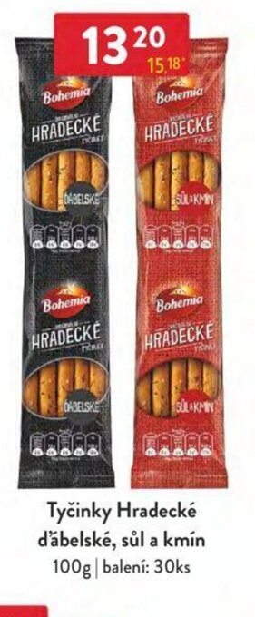 Qanto Tyčinky Hradecké d'abelské, sůl a kmín 100g nabídka