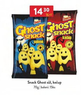 Snack Ghost sůl, kečup 70g