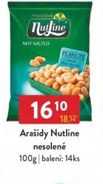 Arašídy Nutline nesolené 100g