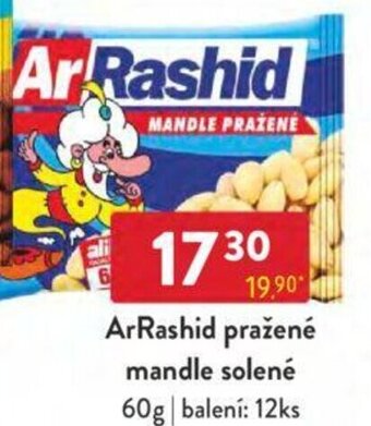 Qanto ArRashid pražené mandle solené 60g nabídka