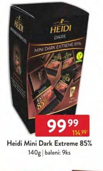 Qanto Heidi Mini Dark Extreme 85% 140g nabídka