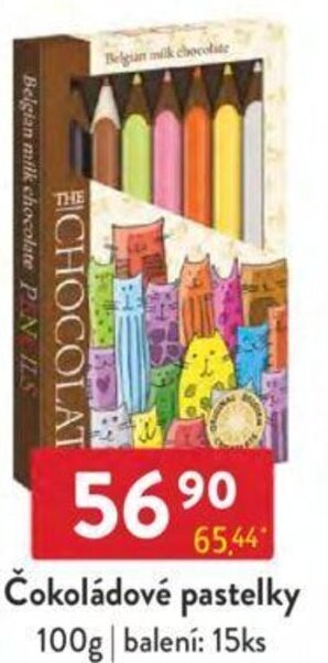 Qanto Čokoládové pastelky 100g nabídka