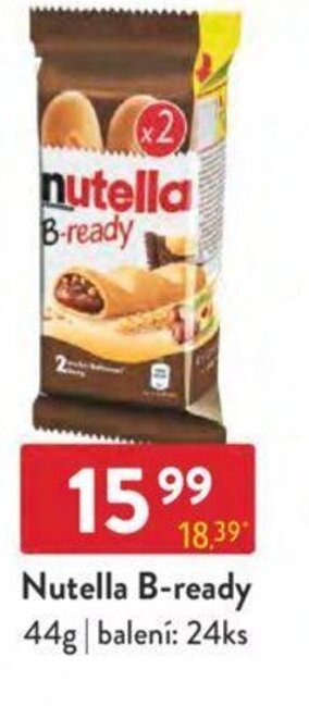 Qanto Nutella B-ready 44g nabídka