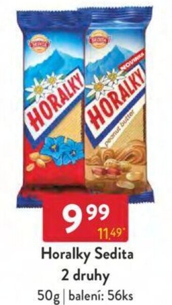 Qanto Horalky Sedita 2 druhy 50g nabídka