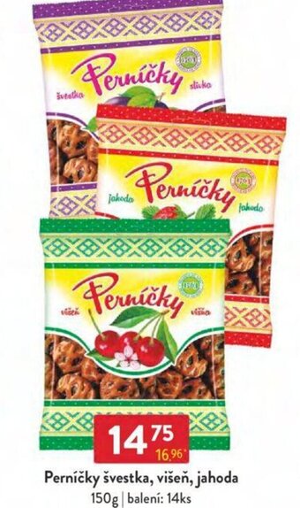Qanto Perníčky švestka, višeň, jahoda 150g nabídka