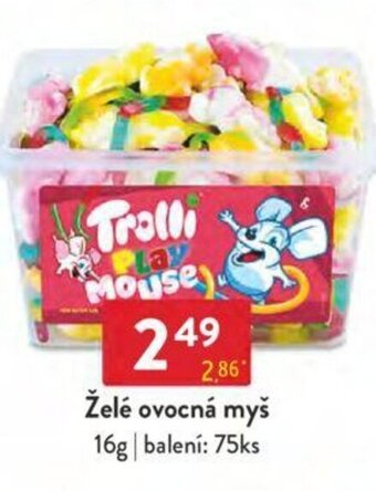 Qanto Želé ovocná myš 16g nabídka