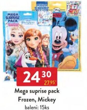 Qanto Mega suprise pack Frozen, Mickey nabídka