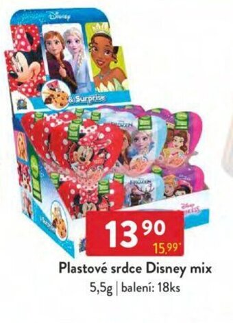 Qanto Plastové srdce Disney mix 5,5g nabídka
