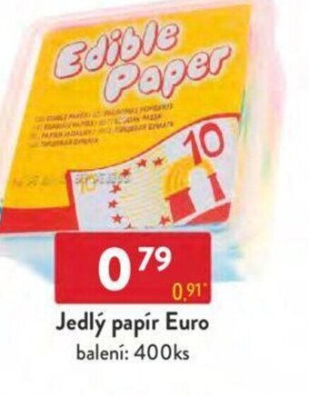 Qanto Jedlý papír Euro nabídka