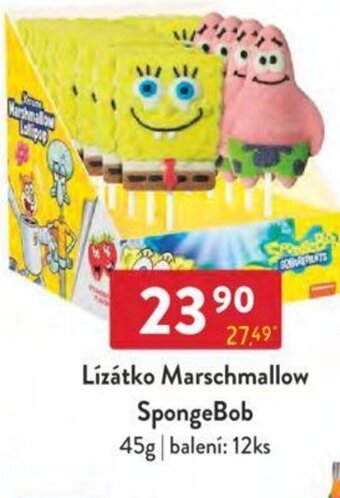 Qanto Lízátko Marschmallow SpongeBob 45g nabídka