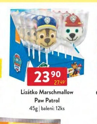 Qanto Lízátko Marschmallow Paw Patrol 45g nabídka