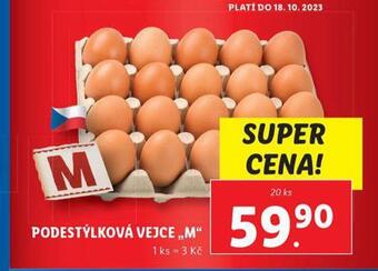 Lidl Podestýlková vejce m 30 ks nabídka