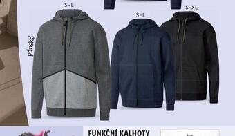 Lidl Pánská tepláková mikina nabídka