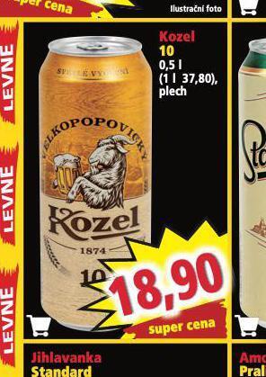 Norma Pivo velkopopovický kozel 10 nabídka