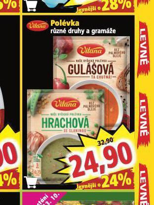 Norma Vitana polévka nabídka