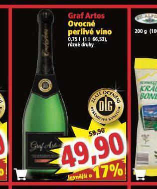 Norma Graf artos ovocné perlivé víno nabídka