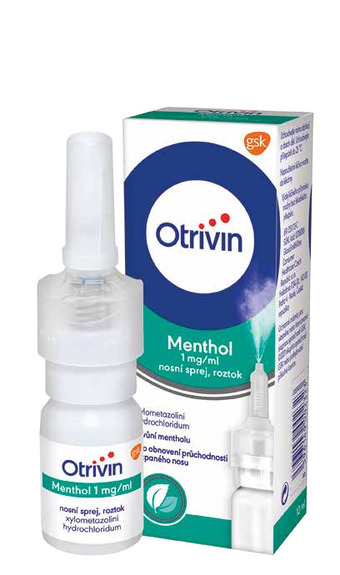 Benu Otrivin menthol 1 mg/ml nabídka