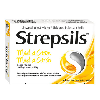 Benu Strepsils med a citron nabídka