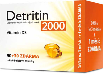 Benu Detritin vitamin d3 2000 iu nabídka