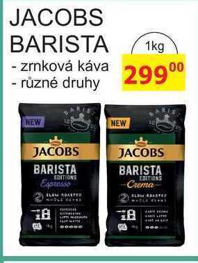 BENE Nápoje Jacobs barista zrnková káva, 1 kg nabídka