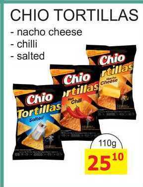 BENE Nápoje Chio tortillas, 110 g nabídka