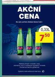 BENE Nápoje Mattoni, 0,33 l nabídka