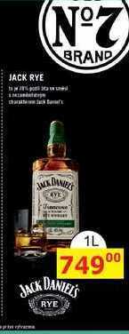 BENE Nápoje Jack daniel's rye, 1 l nabídka