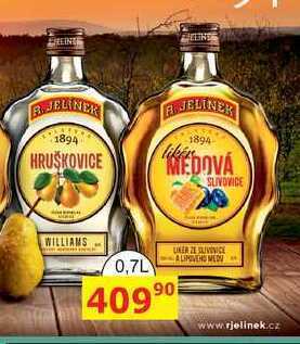 BENE Nápoje R. jelínek hruškovice williams, 0,7 l nabídka