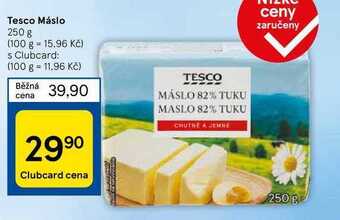 Tesco Tesco máslo 250 g nabídka