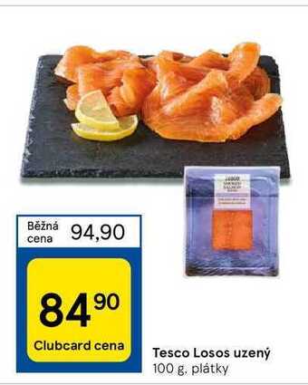 Tesco Tesco losos uzený 100 g nabídka