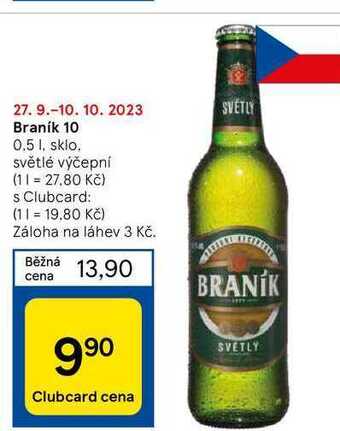 Tesco Braník 10 0,5 l nabídka