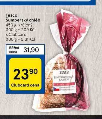 Tesco Tesco šumperský chléb 450 g nabídka