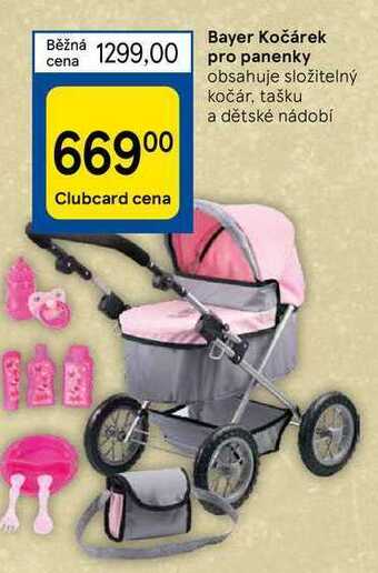 Tesco Bayer kočárek pro panenky nabídka