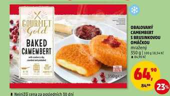 Penny Market Obalovaný camembert s brusinkovou omáčkou, 350 g nabídka