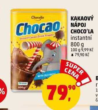 Penny Market Kakaový nápoj choco'la, 800 g nabídka