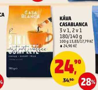 Penny Market Káva casablanca 3v1, 2v1, 180 g nabídka