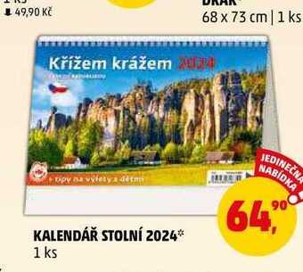 Penny Market Kalendář stolní 2024, 1 ks nabídka