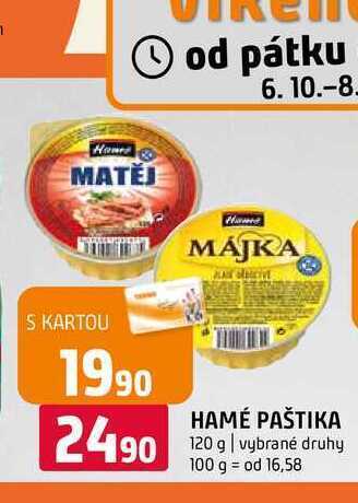 Terno Hamé paštika 120 g nabídka